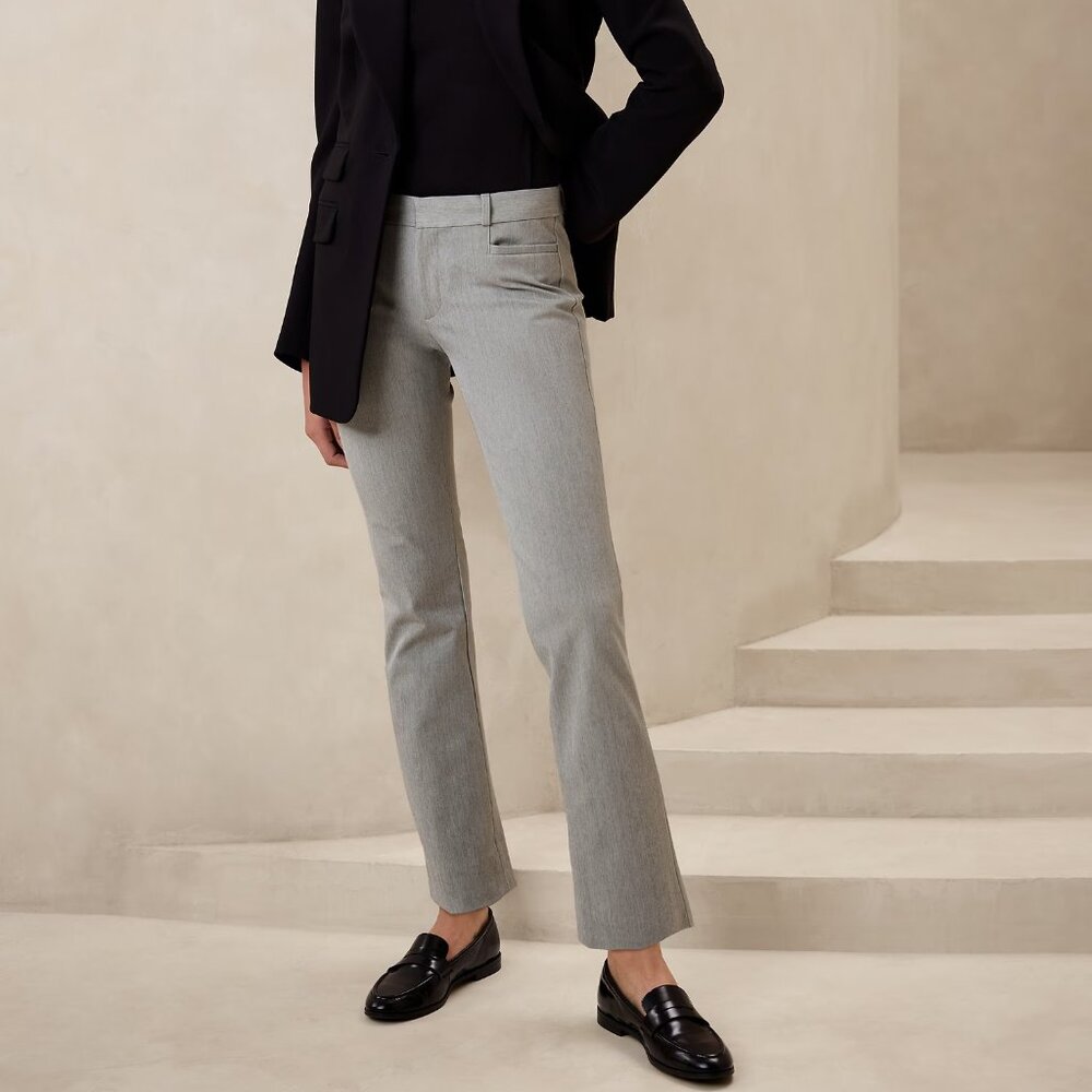 LIKE NEW Banana Republic Gray Sloan Pant - 4 Petite